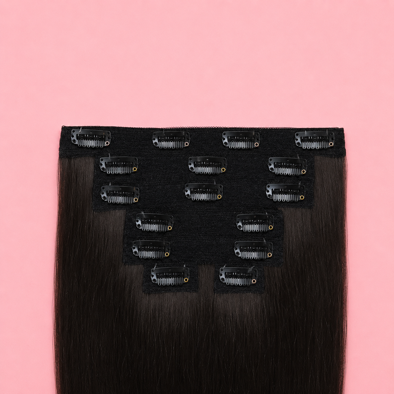 Human Hair Blend Clip in Extensions
