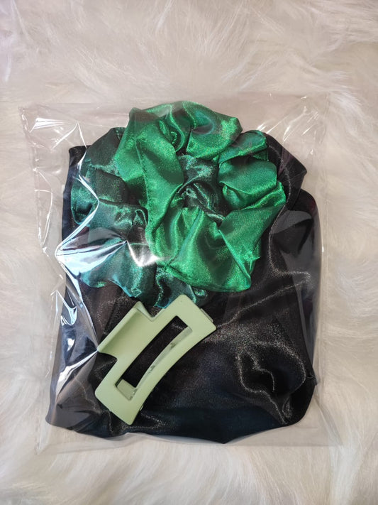 Bonnet, Scrunchie & Grip Set